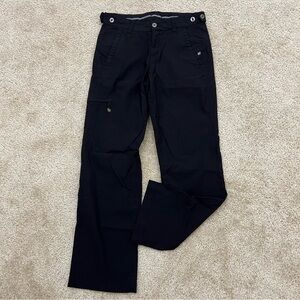 Eddie Bauer Sport Women Size 4 Black Pants Active Stretch Outdoor Hiking,